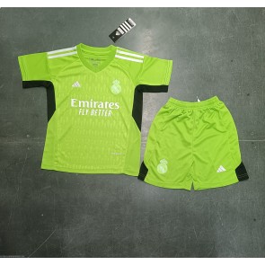 Real Madrid Målvakt Hemmatröja Barn 2022-23 Kortärmad (+ korta byxor)